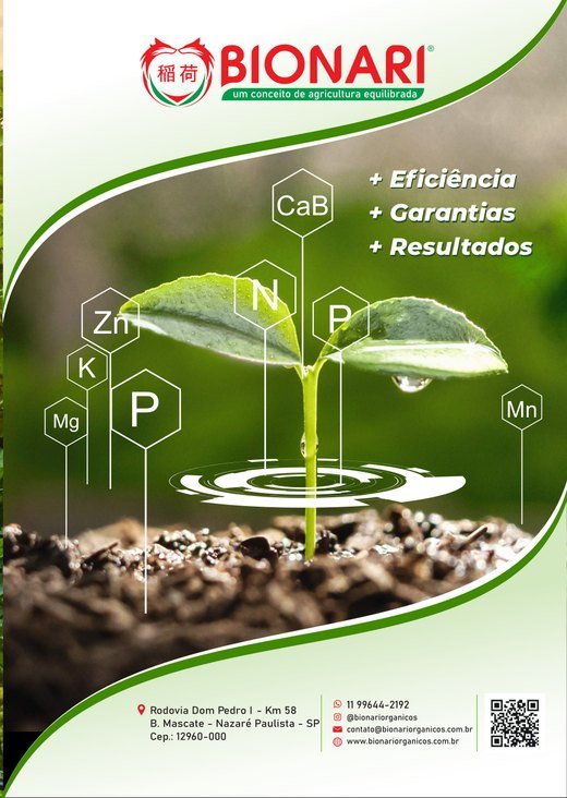 Capa do Catálogo de Produtos Bionari